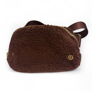 Brown Sherpa Lululemon Belt Bag